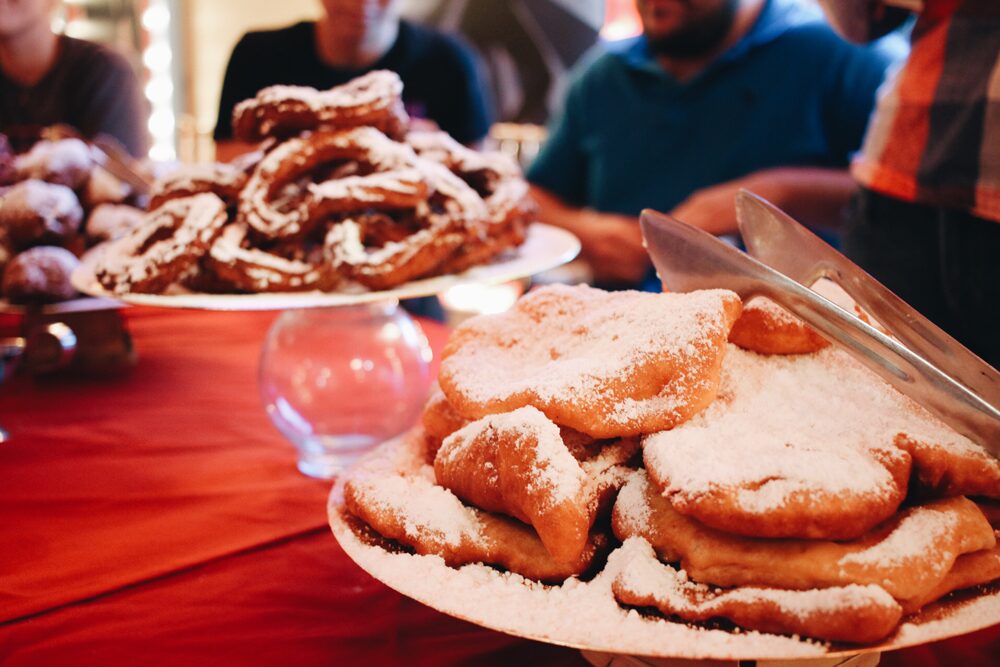 South Florida Bloggers Donut Divas Tasting Event. They have delicious carnival foods all year around. Like these elephant ears.
