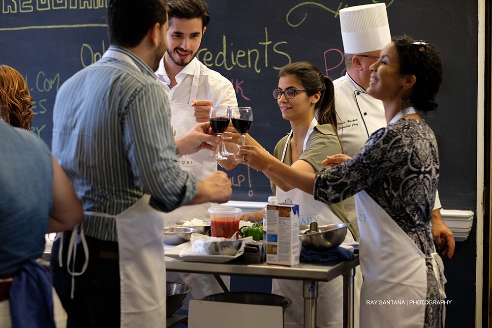 Parmigiano Regianno Blogger Cooking Class at The Biltmore Culinary Academy with Ched Dave Hackett