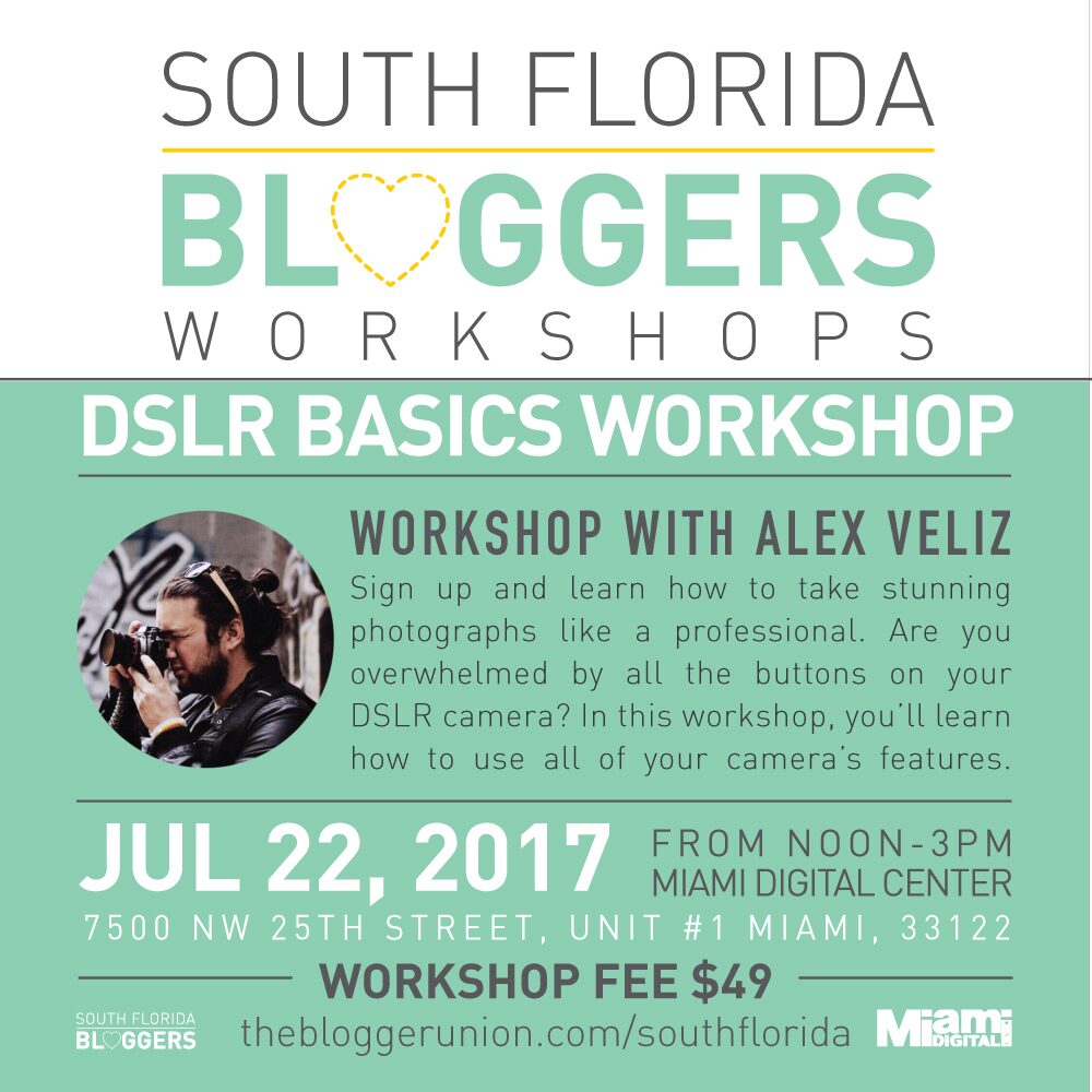 DSLR Basics Beginner Photography Workshop for Bloggers