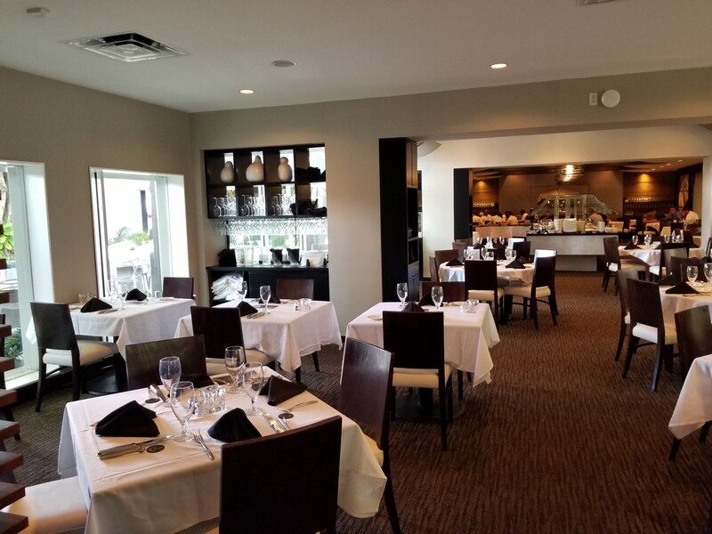 Elegant dining room at Chima Steakhouse Ft Lauderdale.