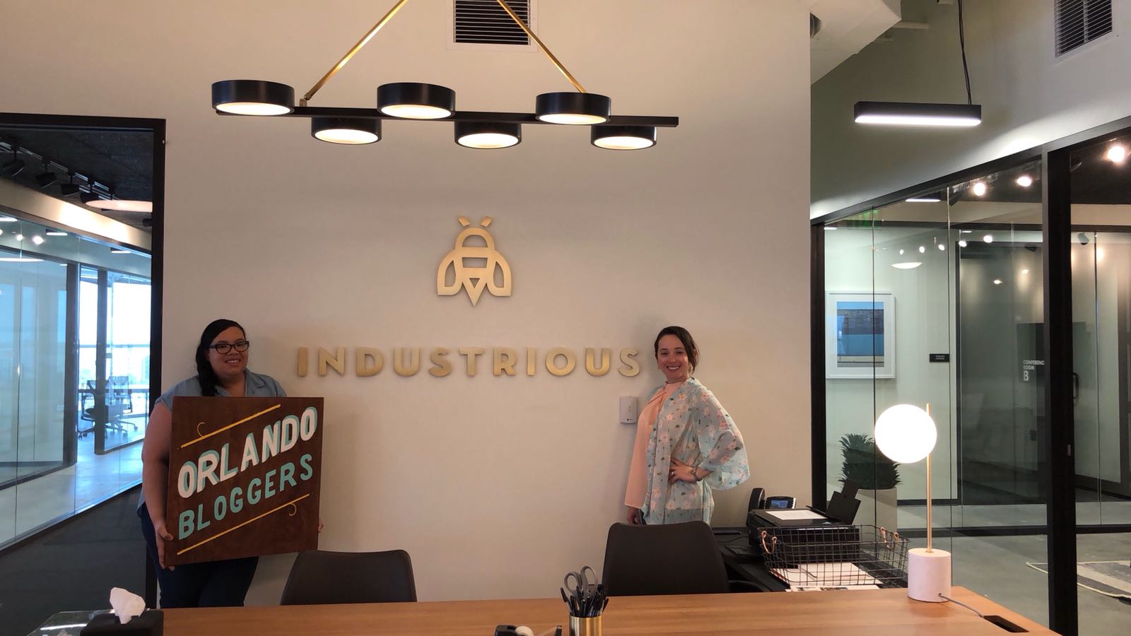 Orlando Bloggers June 2018 Meetup Industrious Orlando help desk